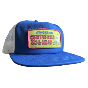 Heroin Skateboards Certifried Blue Trucker Hat