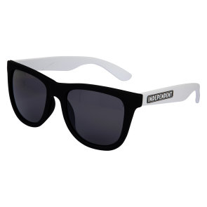 Independent Bar Logo Sunglasses Black/White