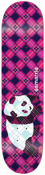 Enjoi Skateboards Samarria Plaid Panda deck 8&quot;