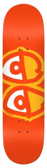 Krooked Skateboards Eyes Orange Team deck 8.25"