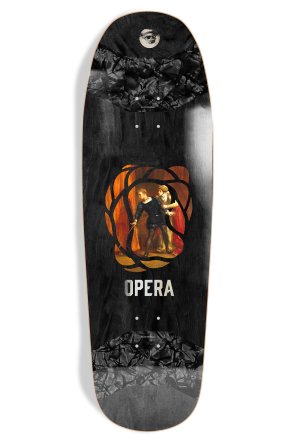 Opera Skateboards Black Stage deck 10"