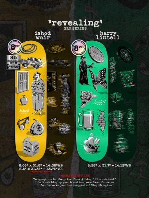 Real Skateboards Wair Revealing deck 8.5&quot;