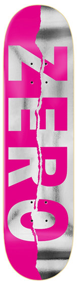 Zero Skateboards Team Army Ripped deck 8,25&quot; Pink/Foil