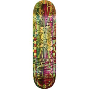 Real Skateboards Mason Cathedral foil deck 8.25&quot;