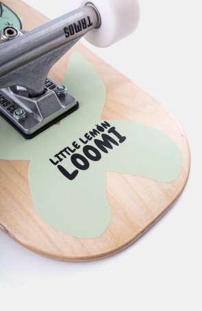 LITTLE LEMON LOOMI Corkgrip Kids Cruiser Complete Skateboard T-REX 24.75"