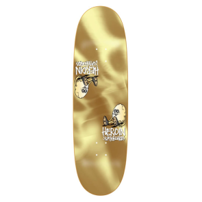 Heroin Skateboards The Symmetrical Gold Egg deck 9.25"