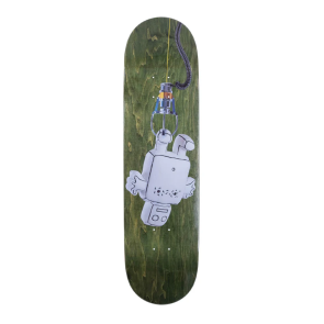Robotron Skateboards Grabber Olive deck 8.2"