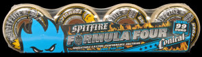Spitfire wheels Formula 4 Conical Yellow 56mm 99a