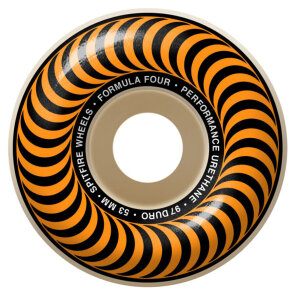 Spitfire Formula 4 Classic Wheels Orange 53mm 97a