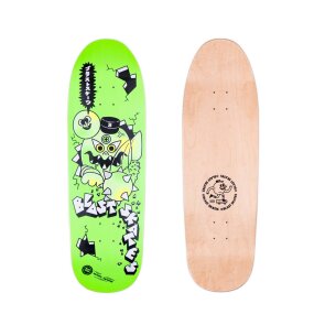 Blast Skates Mutant Smasher Green Glow Shaped deck...