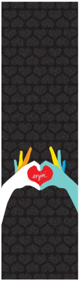 Enjoi Skateboards Heart Hands Griptape 9" x 33"