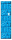 Grizzly Griptape Inflatable Blue 9" x 33"