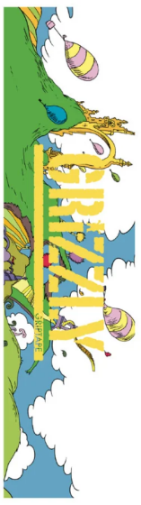 Grizzly Griptape Up Up And Away White Sky 9" x 33"
