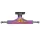 Slappy Trucks  x Toy Machine ST1 Hollow Truck 8.0" Purple/Black