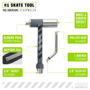 Prime8 Premium Skatetools #1 Skate Tool Teal