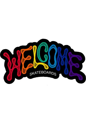 Welcome Skateboards Droop Die-Cut Sticker 6"