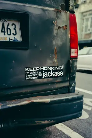Jenkem Magazine Jackass Bumper Sticker
