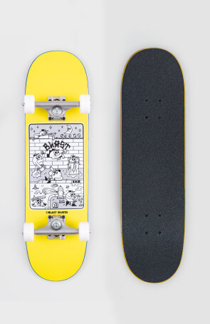 Blast Skates Colour Me In Complete Skateboard 7.75"