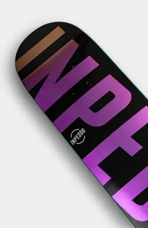 Inpeddo Skateboards Logo Script Mid Size deck 8.5"