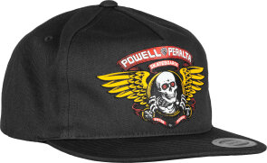 Powell & Peralta Winged Ripper Snapback Cap Black