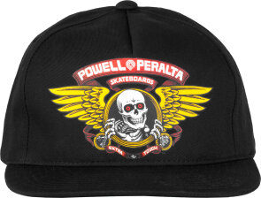 Powell & Peralta Winged Ripper Snapback Cap Black
