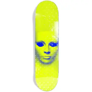 Opera Skateboards Face Yellow Holographic EX7 deck 8.5"