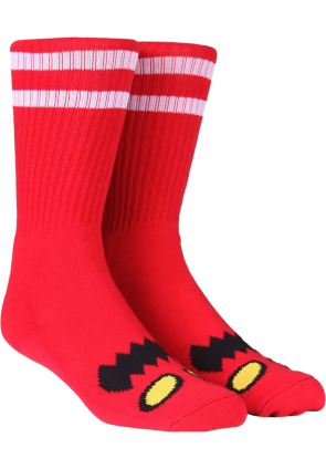 Toy Machine Monster Face Red Socks