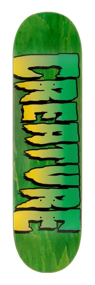 Creature Skateboards Logo Kids Green deck 7.25"