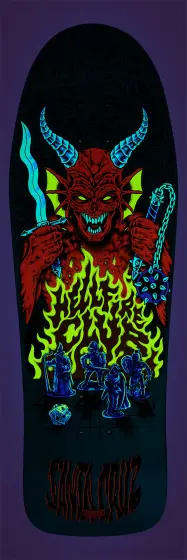 Santa Cruz Stranger Things Knox Hellfire Pit deck...