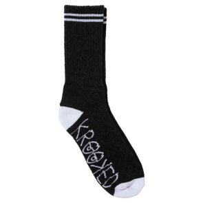 Krooked Multi Flowers Socks Black/Black/White