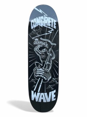 Concretewave Skateshop Colonius deck  9.25" sym egg