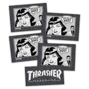 Mob Griptape Thrasher Boyfriend Grip Strips 5-Bag 10"