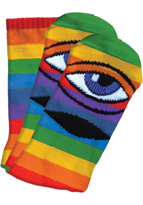 Toy Machine Sect Eye Rainbow Socks