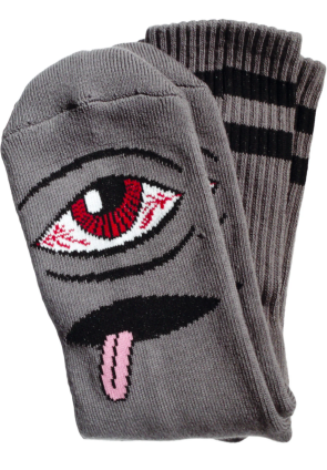 Toy Machine Bloodshot Eye Grey Socks