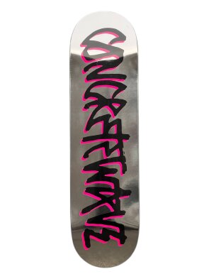 Concretewave Skateshop Logo deck 8.5" chrome