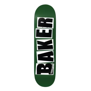 Baker Skateboards Brand Logo Forest Green deck 8.3875"