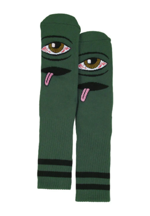 Toy Machine Bloodshot Eye Forest Socks