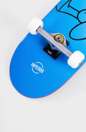 Inpeddo Skateboards Booze Cat Blue Mid Size Complete...