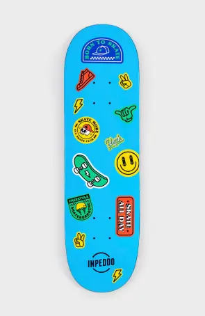 Inpeddo Skateboards Stickers Short & Wide Deck...
