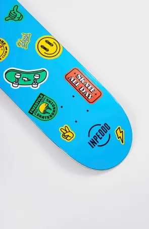Inpeddo Skateboards Stickers Short & Wide Deck...