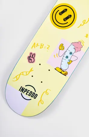 Inpeddo Skateboards Science Club Short & Wide Deck...