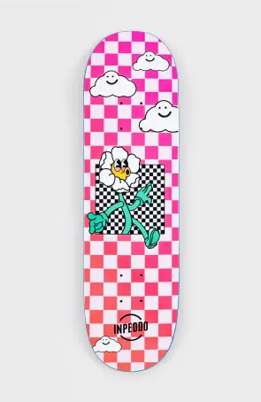 Inpeddo Skateboards Happy Flower Short & Wide Deck...