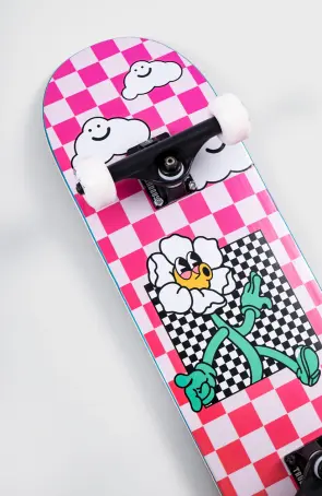 Inpeddo Skateboards Happy Flower Short & Wide...