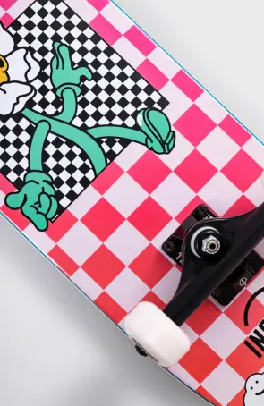 Inpeddo Skateboards Happy Flower Short & Wide Complete 7.75"