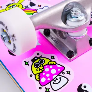 Blast Skates Gr8 Times Mini POPS Complete Neon Pink 7.5"