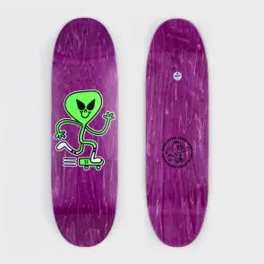 Blast Skates Alien Mascot Football Shape deck 9.25"
