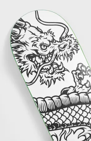 Inpeddo Skateboards Dragon Yang Twin Tail deck 8.375"