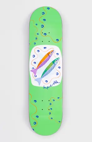 Inpeddo Skateboards La Dolce Green deck 8"
