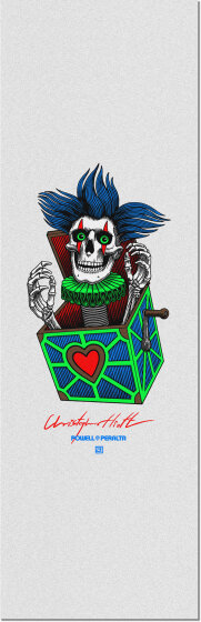 Powell & Peralta Chris Hiett Skull Clear Griptape...
