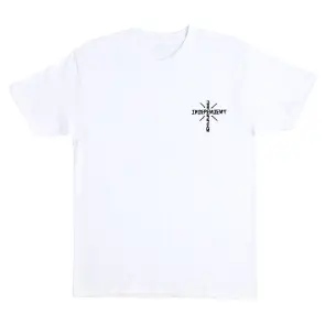 Independent trucks Dressen Skull Rose T-Shirt white